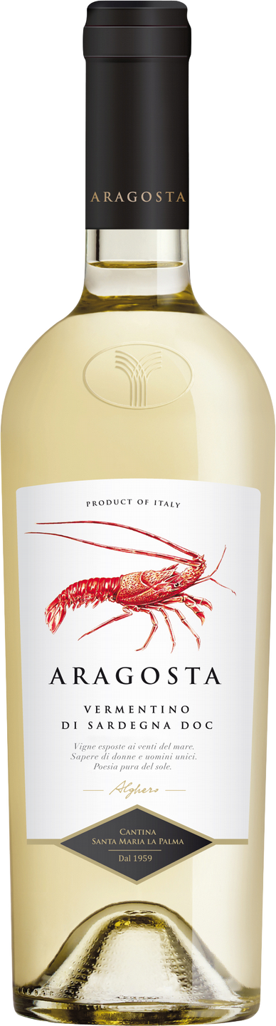 Vermentino di Sardegna DOC Aragosta Santa Maria La Palma Sardinien Weißwein trocken