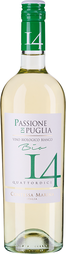 Passione di Puglia BIO Bianco IGT 14 Contessa Marina Weißwein Apulien trocken