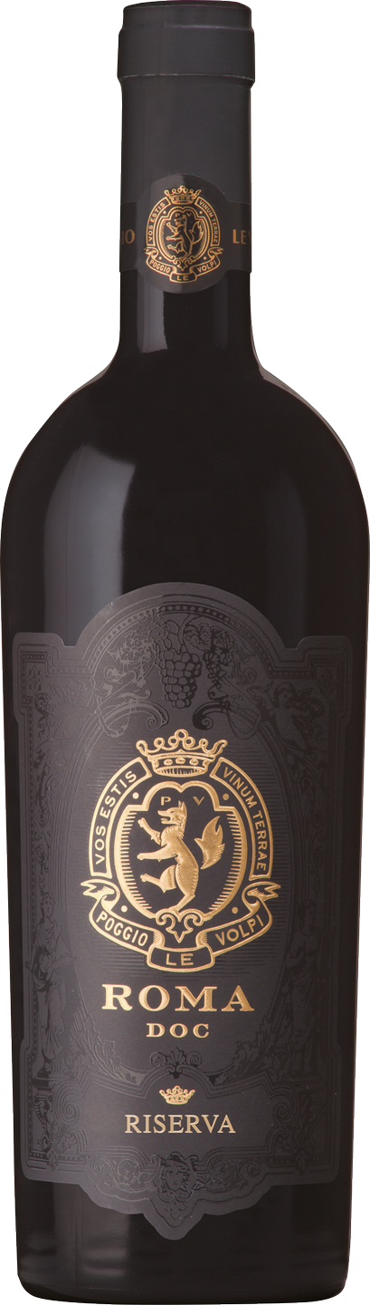 Roma Rosso DOC Riserva Poggio Le Volpi Latium Rotwein trocken
