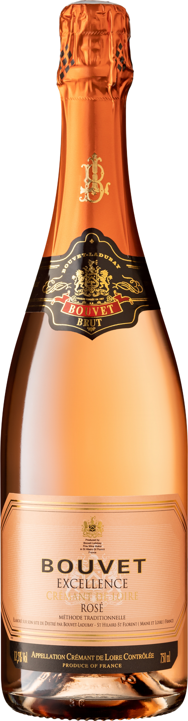 Bouvet Excellence Brut Rosé AOC Crémant Loire-Tal Schaumwein  Bouvet Ladubay Schaumwein Rosé trocken