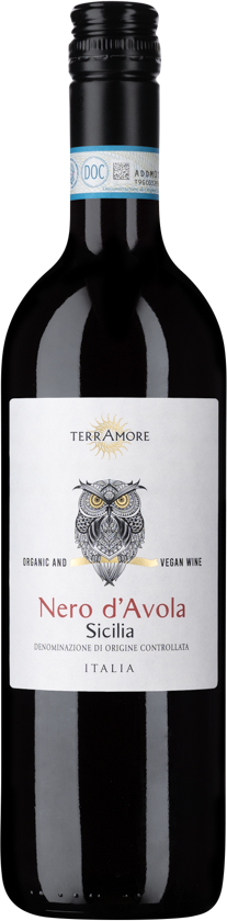 Bio-Nero d´Avola Sicilia DOC TerrAmore Sizilien Rotwein trocken