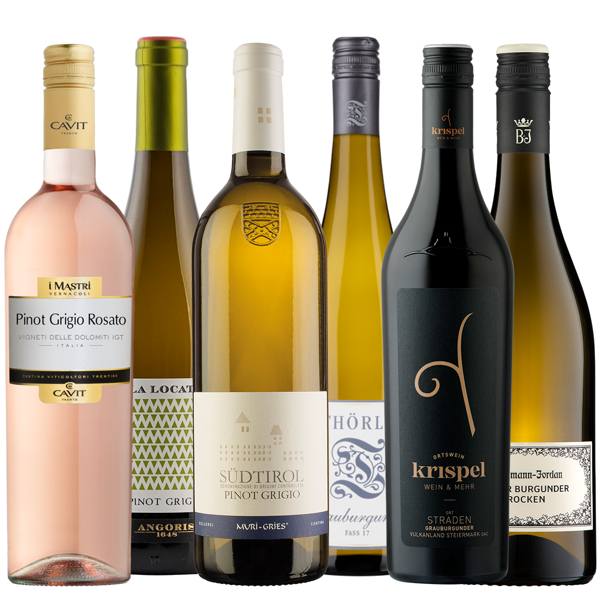 Pinot Grigio (IT) versus Grauburgunder (DE/AT)