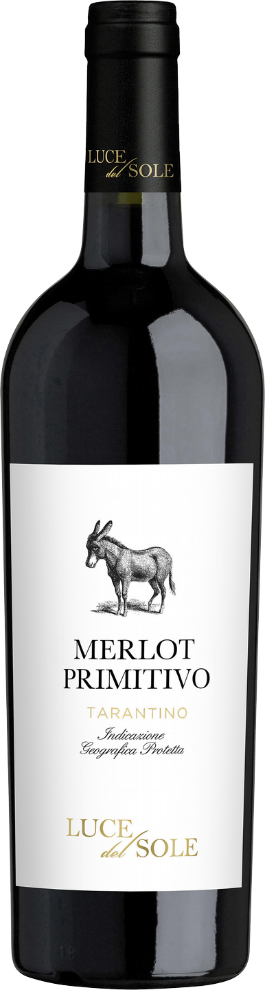 Merlot-Primitivo Tarantino IGT Luce del Sole Apulien Rotwein halbtrocken