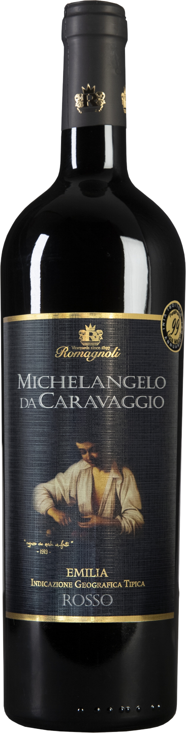 Michelangelo da Caravaggio Rosso Emilia IGT Rotwein Romagnoli trocken