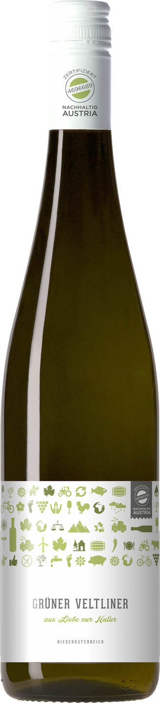 Grüner Veltliner QUW NÖ Aus Liebe zur Natur Müller Weißwein trocken