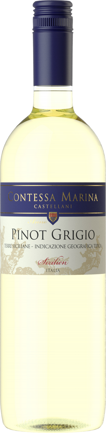Pinot Grigio Terre Siciliane IGT Contessa Marina Sizilien Weißwein trocken