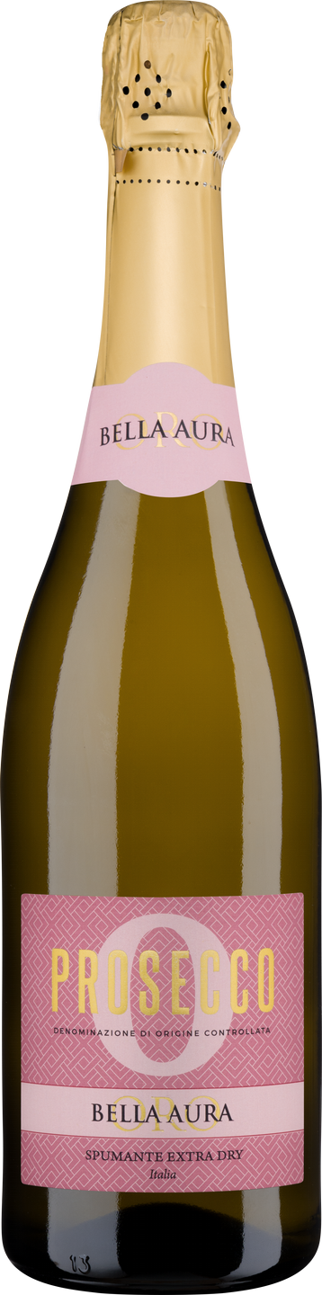 Prosecco Spumante Extra Dry DOC  Bella Aura Oro Venetien Schaumwein trocken