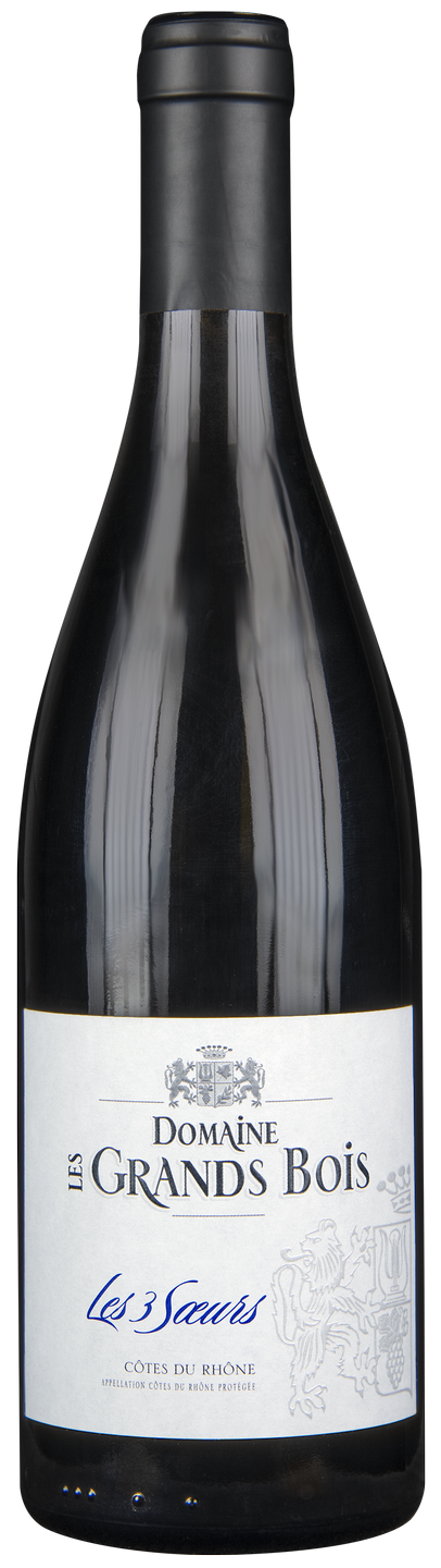 Grands Bois Les 3 Soeurs AOC Côtes du Rhône Bio Rotwein trocken