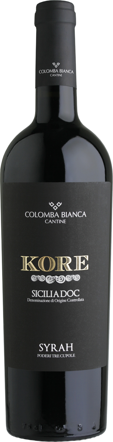 Syrah Sicilia DOC Kore Colomba Bianca Sizilien Rotwein trocken | Saffer's WinzerWelt