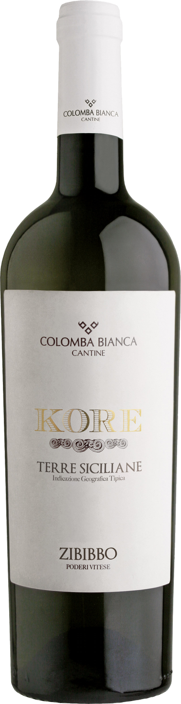 Bio-Zibibbo Sicilia DOC Kore Colomba Bianca Sizilien Weißwein trocken