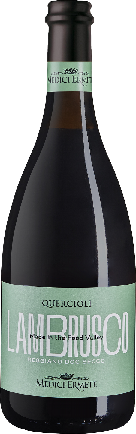 Lambrusco Reggiano DOC Quercioli Medici Ermete Emilia Romagna Perlwein trocken