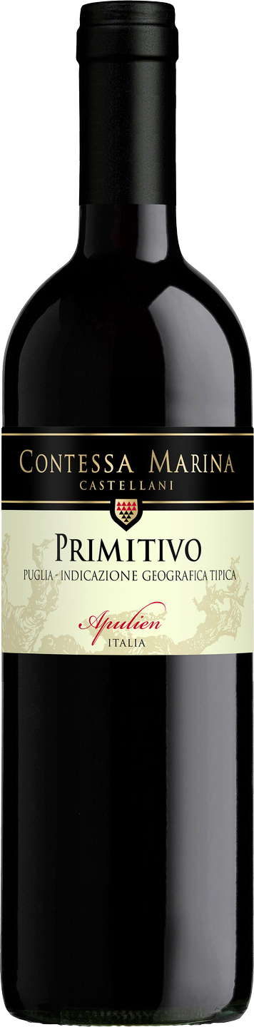 Primitivo Puglia IGT Contessa Marina Apulien Rotwein trocken